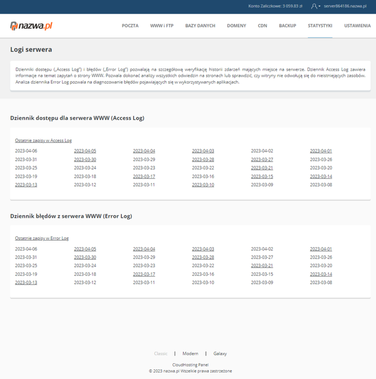 20230406_CloudHosting_Panel_logi_error_log_access_log_nazwapl.thumb.png.7a42ab1706697820666709ab2b706d33.png